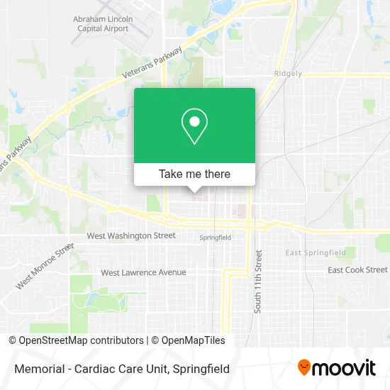 Memorial - Cardiac Care Unit map