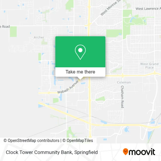 Clock Tower Community Bank map