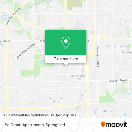 So Grand Apartments map