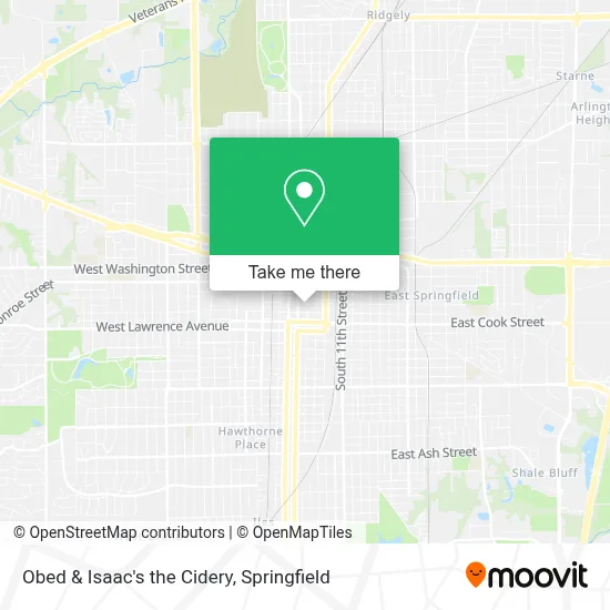Obed & Isaac's the Cidery map