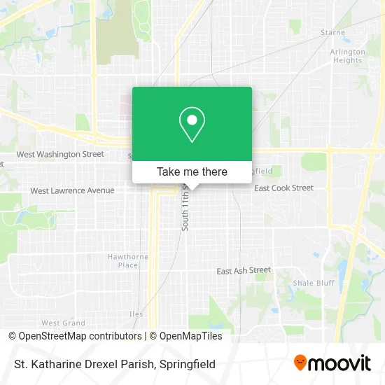 St. Katharine Drexel Parish map
