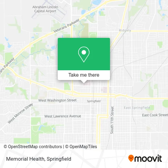 Memorial Health map