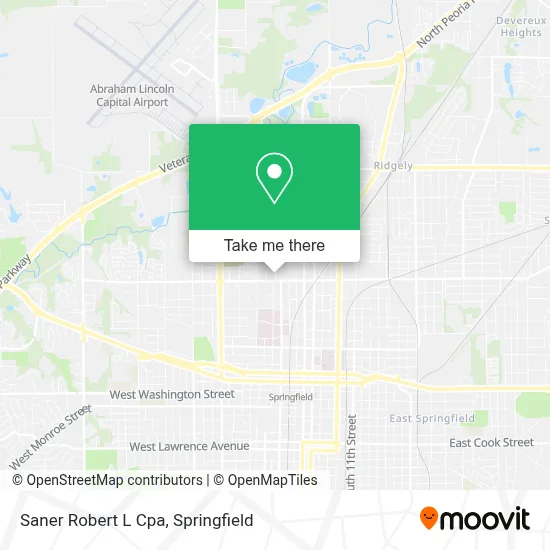Saner Robert L Cpa map