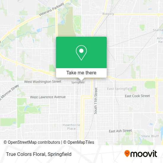 True Colors Floral map