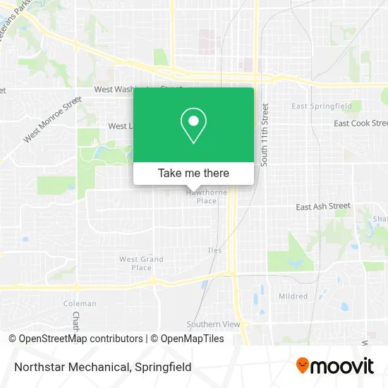 Northstar Mechanical map