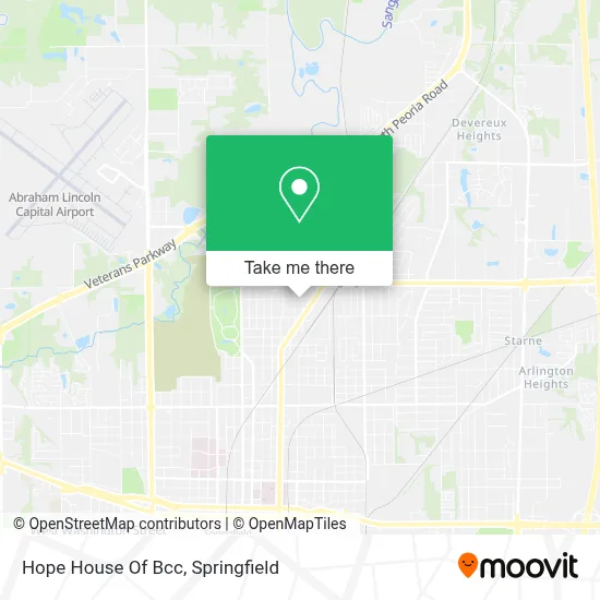 Hope House Of Bcc map