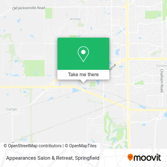 Appearances Salon & Retreat map
