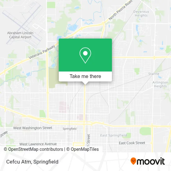Cefcu Atm map