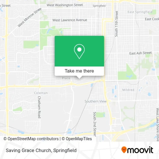 Saving Grace Church map