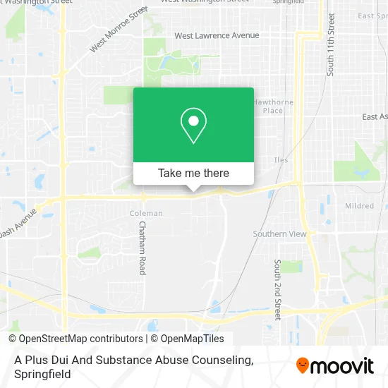 A Plus Dui And Substance Abuse Counseling map