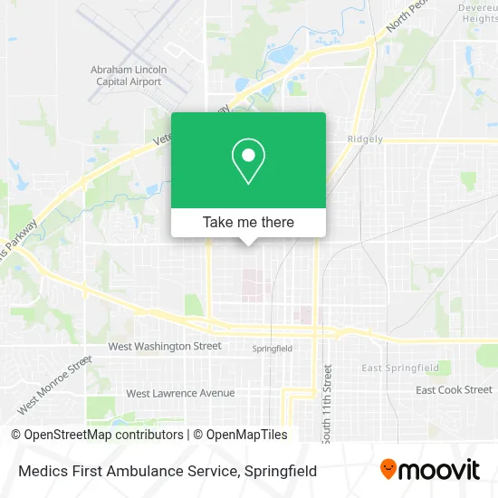 Medics First Ambulance Service map