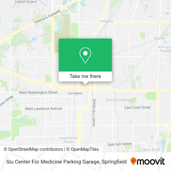 Siu Center For Medicine Parking Garage map