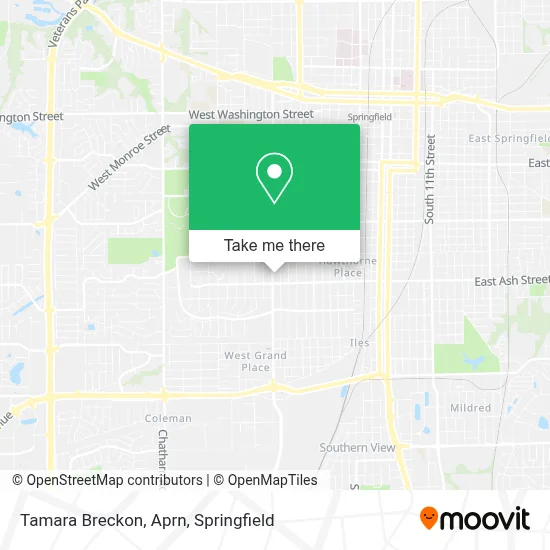 Tamara Breckon, Aprn map