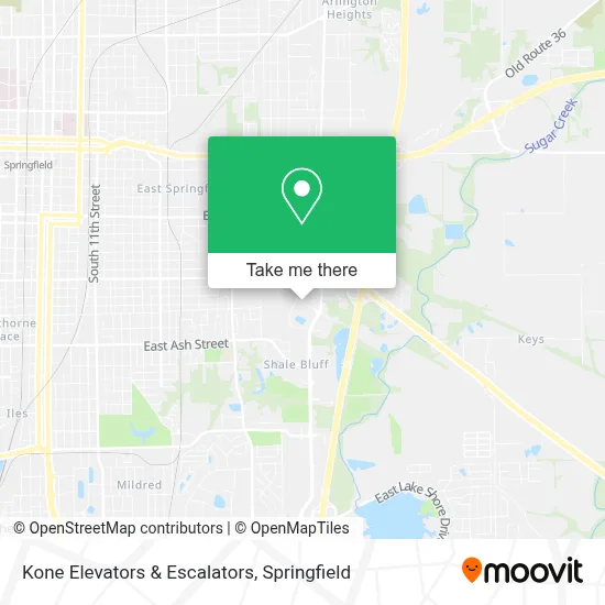 Kone Elevators & Escalators map
