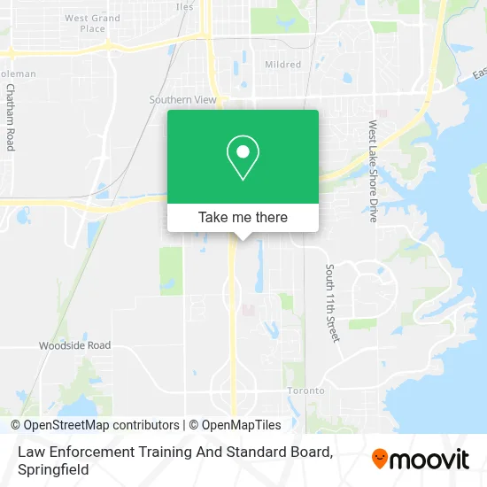 Law Enforcement Training And Standard Board map