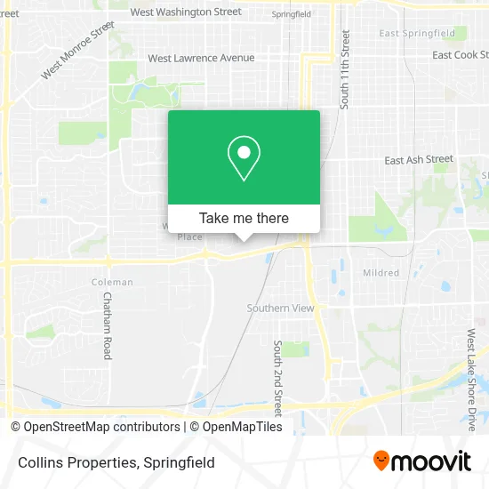 Collins Properties map