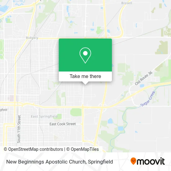 New Beginnings Apostolic Church map