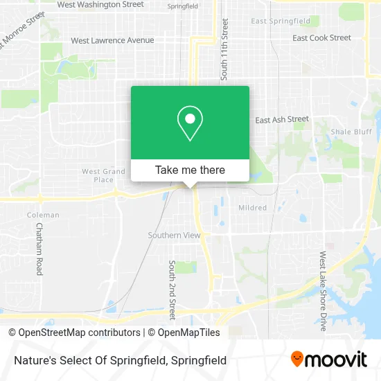 Nature's Select Of Springfield map