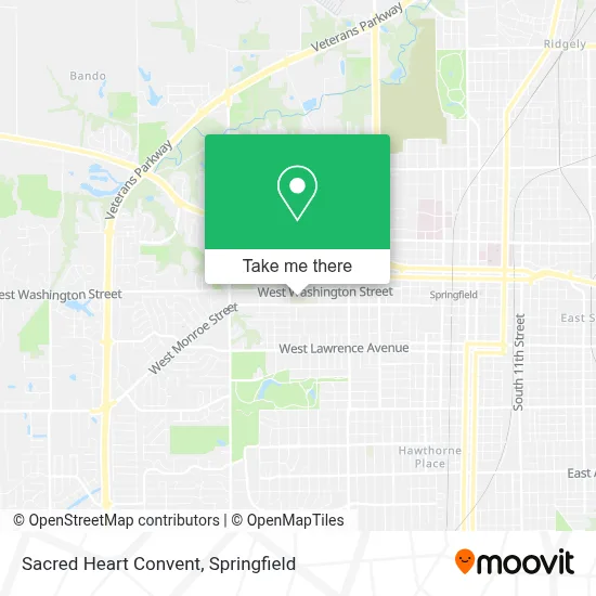 Sacred Heart Convent map