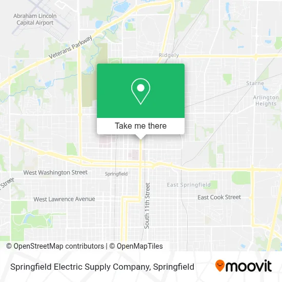 Springfield Electric Supply Company map