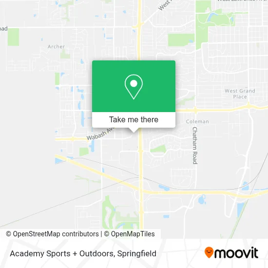 Academy Sports + Outdoors map