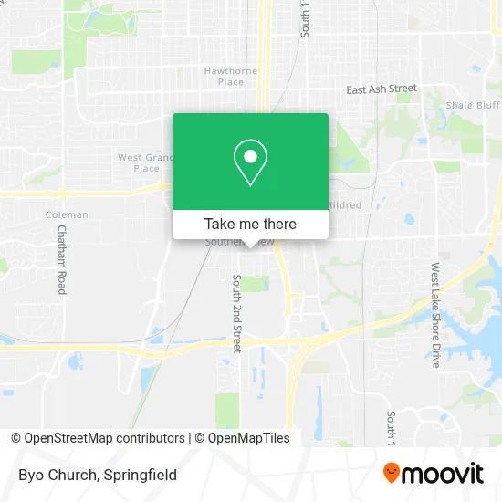 Byo Church map