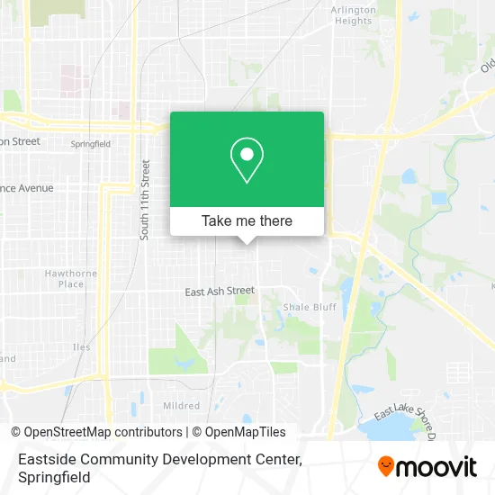 Eastside Community Development Center map