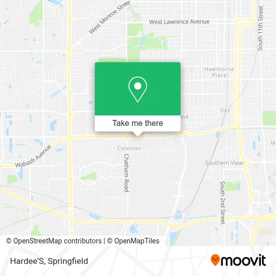 Hardee’S map
