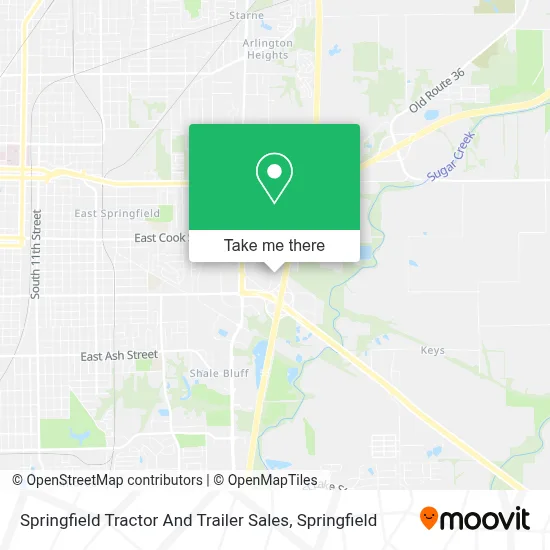 Springfield Tractor And Trailer Sales map