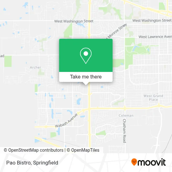 Pao Bistro map
