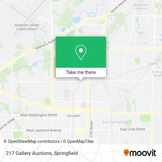 217 Gallery Auctions map