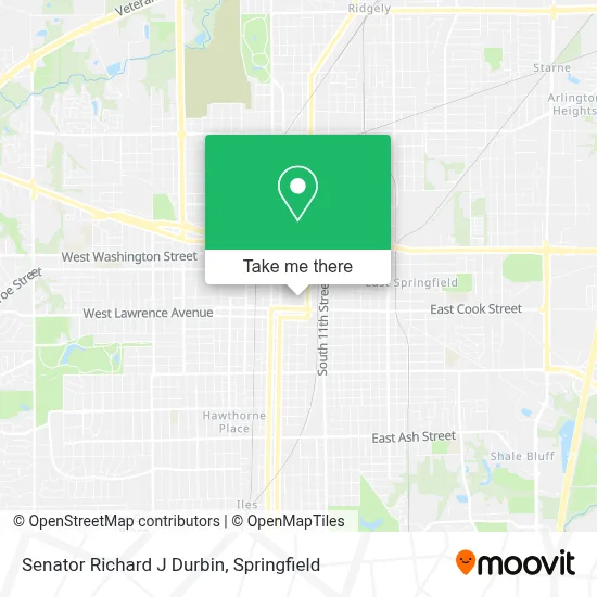 Senator Richard J Durbin map