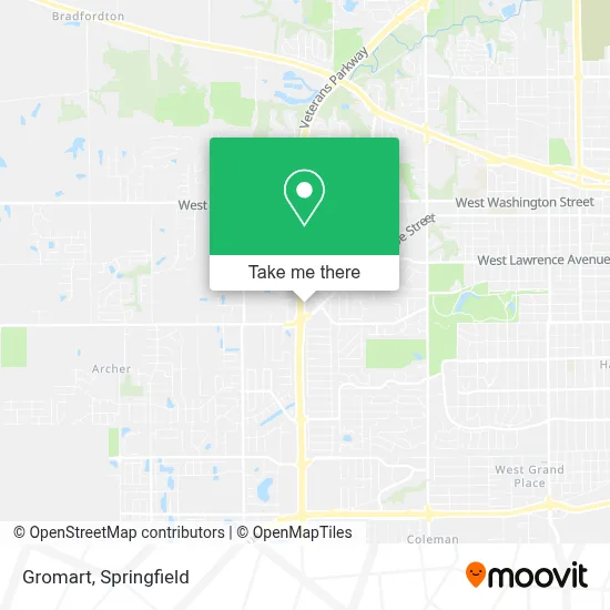 Gromart map