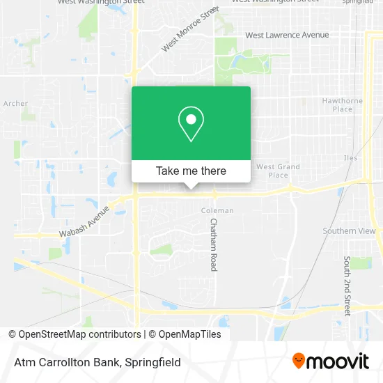 Atm Carrollton Bank map