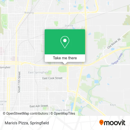 Mario's Pizza map