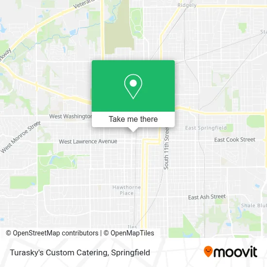 Turasky's Custom Catering map