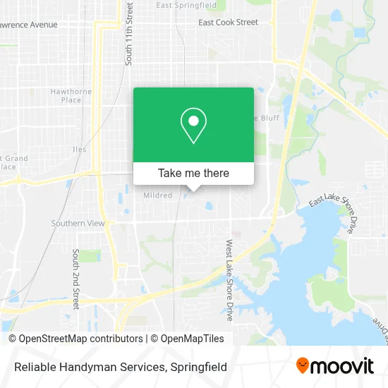 Reliable Handyman Services map