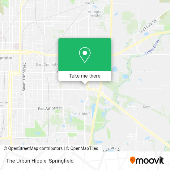 The Urban Hippie map