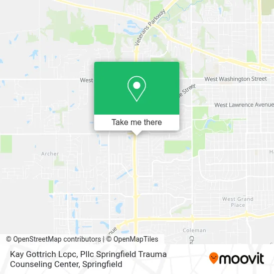 Kay Gottrich Lcpc, Pllc Springfield Trauma Counseling Center map