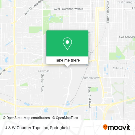 J & W Counter Tops Inc map