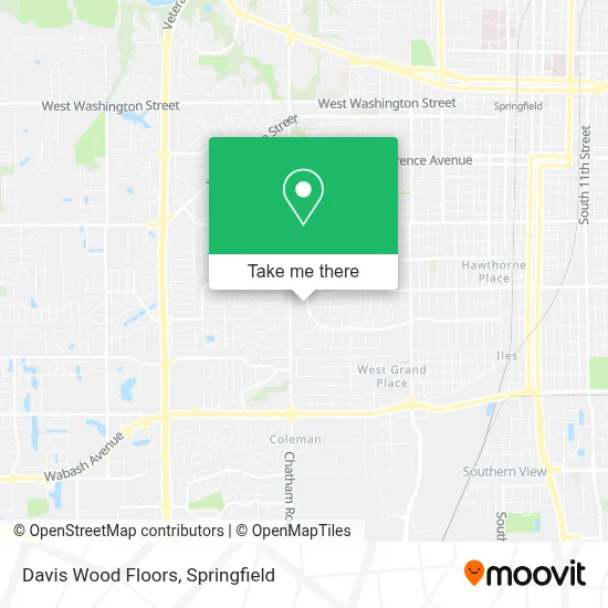 Davis Wood Floors map