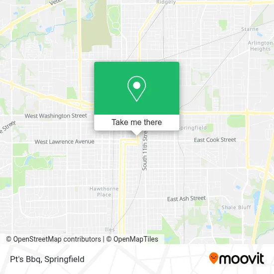 Pt's Bbq map