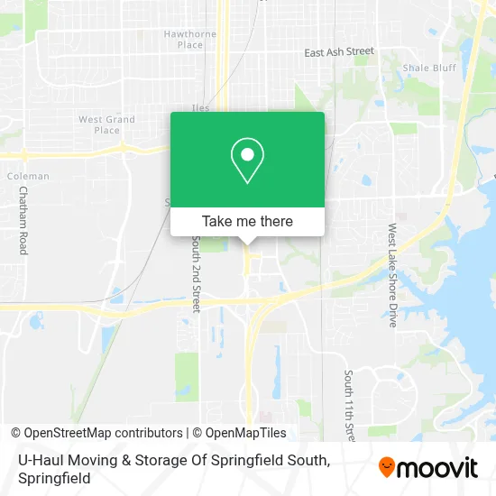 U-Haul Moving & Storage Of Springfield South map