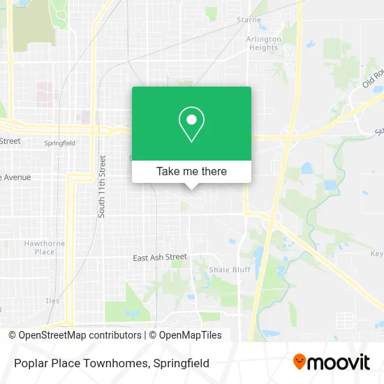 Poplar Place Townhomes map