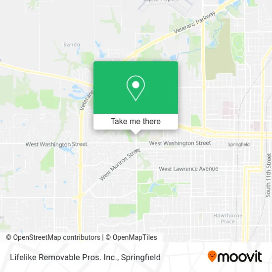 Lifelike Removable Pros. Inc. map