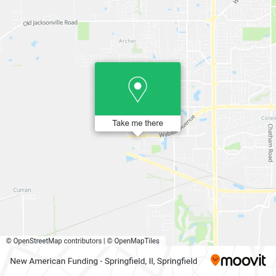 New American Funding - Springfield, Il map