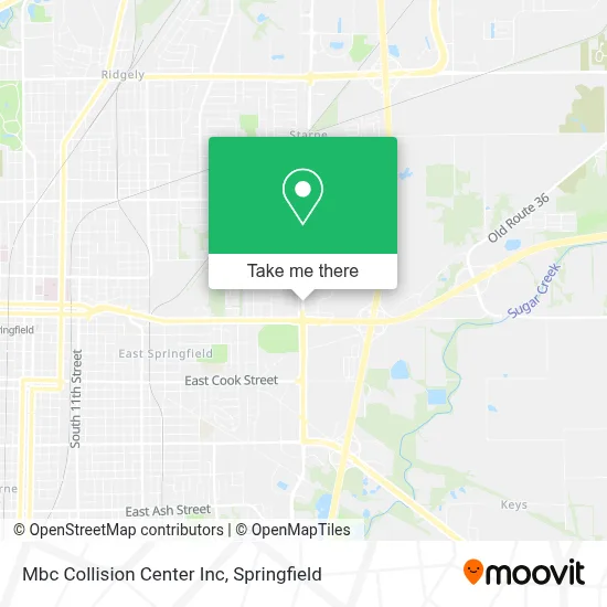 Mbc Collision Center Inc map