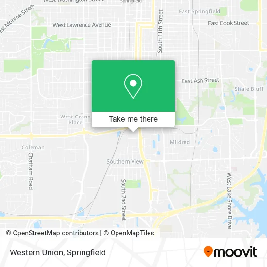 Western Union map