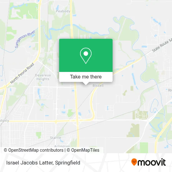Israel Jacobs Latter map