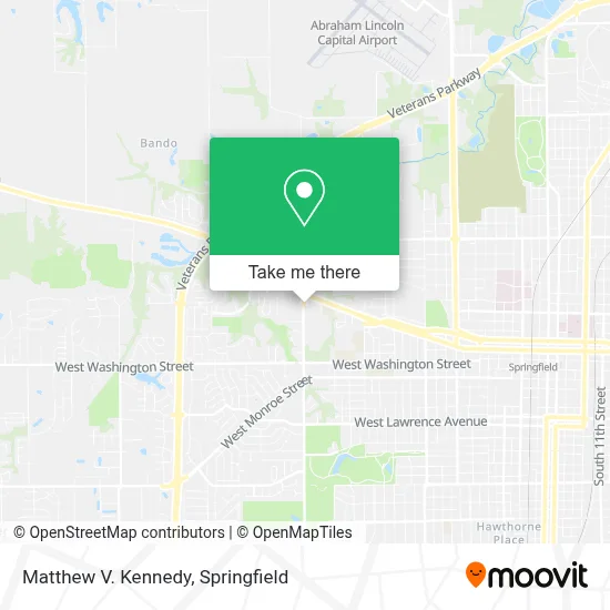 Matthew V. Kennedy map